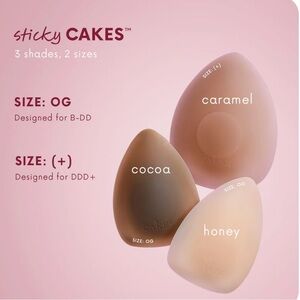 Adhesive Bra - Caramel - B-DD